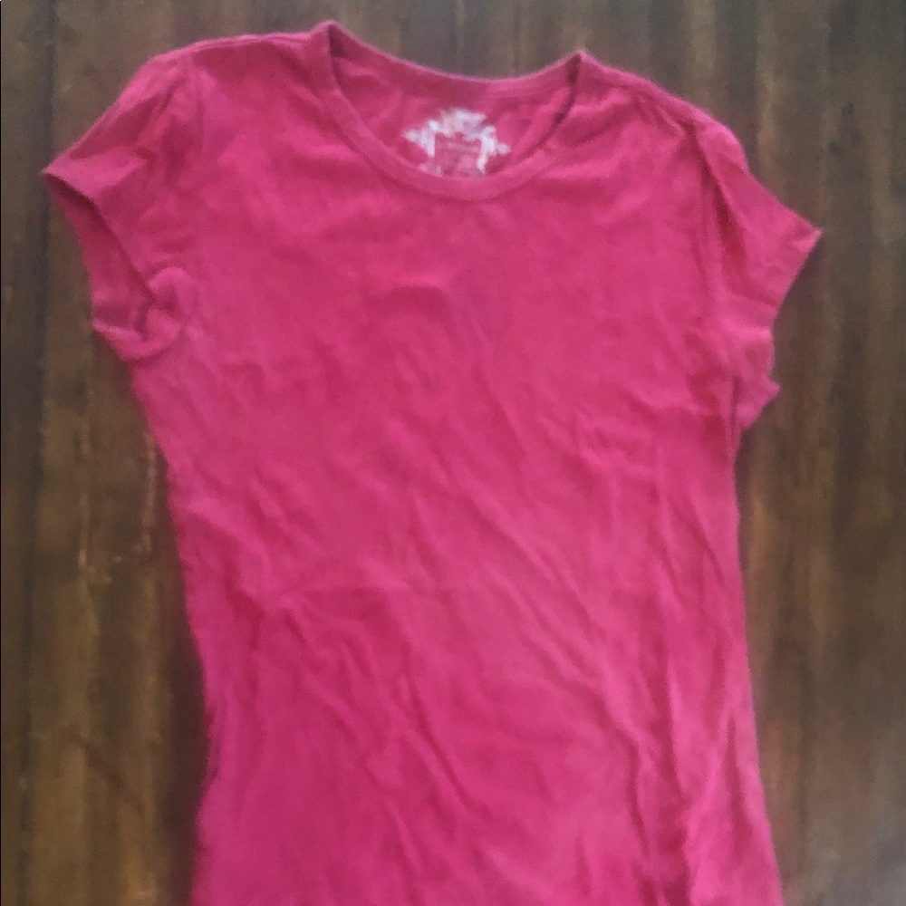 Pink short sleeve tee